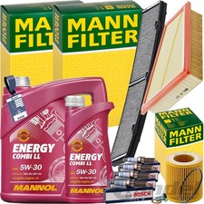 MANN INSPEKTIONSPAKET+6L MANNOL 5W-30 �L passend f�r BMW X1 E84 xDrive 20/28i