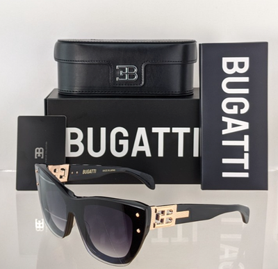 New Authentic BUGATTI Sunglasses Model 48L BK JAPAN Black 55mm
