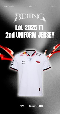 [AUTHENTIC] T1 2025 2ND UNIFORM JERSEY FAKER DORAN ONER KERIA GUMAYUSI LOL K24