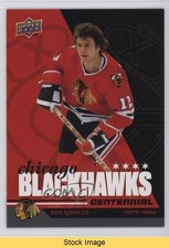 2025-26 Upper Deck Chicago Blackhawks Centennial Black Tom Lysiak #7 READ 1fg3