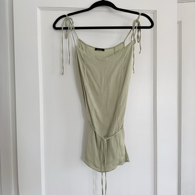 Massimo Dutti Green Tank Top XS
