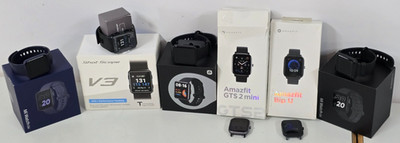 Set Smartwatches Xiaomi Amazfit defekt nur Ersatzteile mit OVP komplett Sammlung