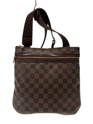 LOUIS VUITTON Shoulder bag pochette Bosfall Damier Ebene BRW PVC Used