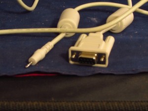 5' Female Serial Port DB9 to 3.5 mm Cable Cord