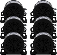 110dB Waterproof Backup Alarm for Heavy Vehicles - 6 Pack
