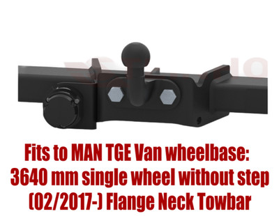 Flansch Hals Zug Stange für Man Tge Van (2017 & 13 Stecker Bypass- Relais Set -