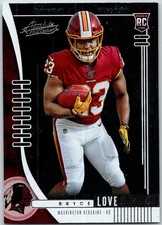 #105 Bryce Love, Washington Redskins - RC 2019 Panini Absolute Base