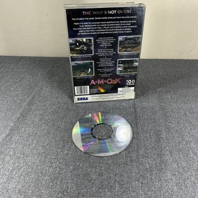 AMOK - Sega Saturn A+M+O+K With Registration Card Tested Good