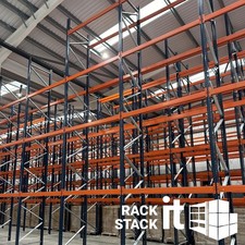 900mm Depth Pallet Racking Warehouse Industrial Racking Frames 12m H Crossbeams