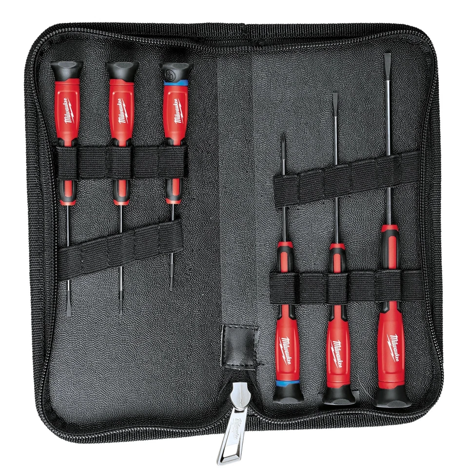 Milwaukee 48-22-2606 6-Piece Precision Screwdriver Set New with Case - Image 3 of 4