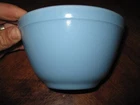 Vintage Pyrex Glass No 401 Solid Blue Delphite Mixing Nesting Bowl