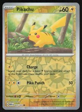 Pikachu - Reverse Holo 025/165 NM SV: Scarlet & Violet 151 Carta Pokemon