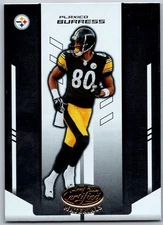 2004 Leaf Certified Materials 100 Plaxico Burress Pittsburgh Steelers Card