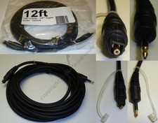 12ft 3.5mm MINI TOSlink Fiber Optic/Optical Digital Audio SPDIF,S/PDIF Cable SHd