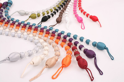 KRISTALL PERLEN MODERN VORHANG SEIL RAFFHALTER/RAFFHALTER DEKORATIVER HALTERLOSER