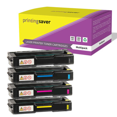 4X Toner Di Ricarica Chip Per REcoh Aficio SP C 250 SF SFW E DN CMYK