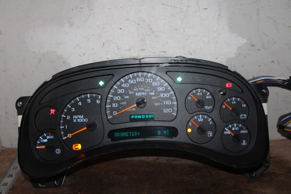03-05 Instrument Cluster Gauges Trans Temperature Speedo Speedometer LED - Image 4 of 4