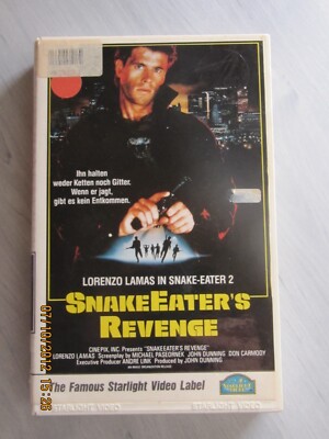 2 verschiedene Snake Eater 1989 Uncut VHS und Snake Eater´s Revenge VHS