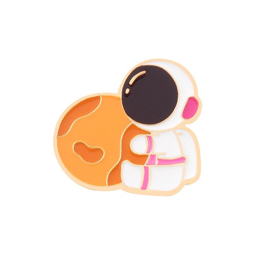 Enamel Pins Cartoon Animal Fruit Brooches Badge Denim jeans Lapel Pin Cute Gift - Foto 90 di 101