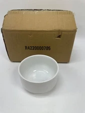 6pcs Sant' Andrea Royale 9.5 oz Stackable White Porcelain Soup/Bouillon Bowl