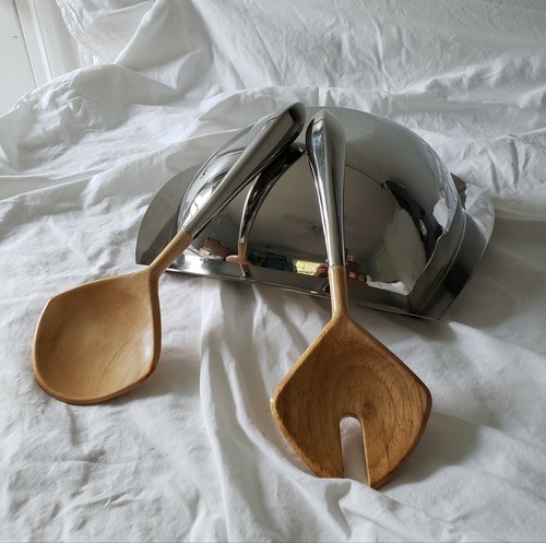 YAMAZAKI SIGNATURE COLLECTION MCM 3 Piece Salad Bowl Serving Set Modernist - 第 4/6 張圖片
