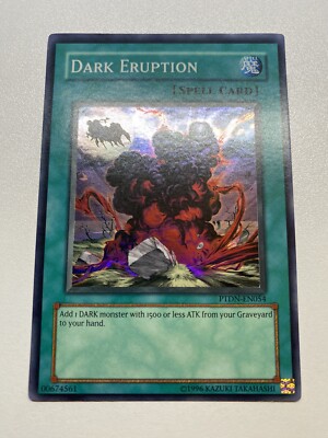 Yugioh Dark Eruption Super Rare Unlimited PTDN-EN054 MP