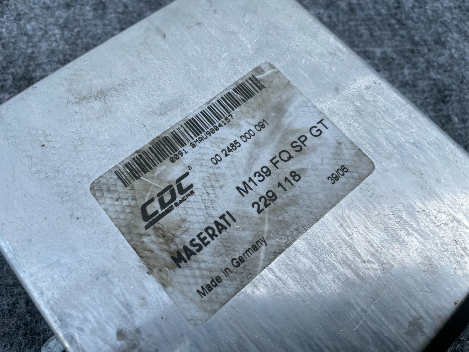 SUSPENSION CONTROL MODULE ASSEMBLY OEM 87K 04-12 MASERATI QUATTROPORTE M139