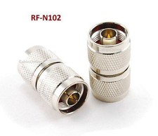 N-Type Coax RF Adapter Connector Male/Male Coupler Gender Changer, RF-N102