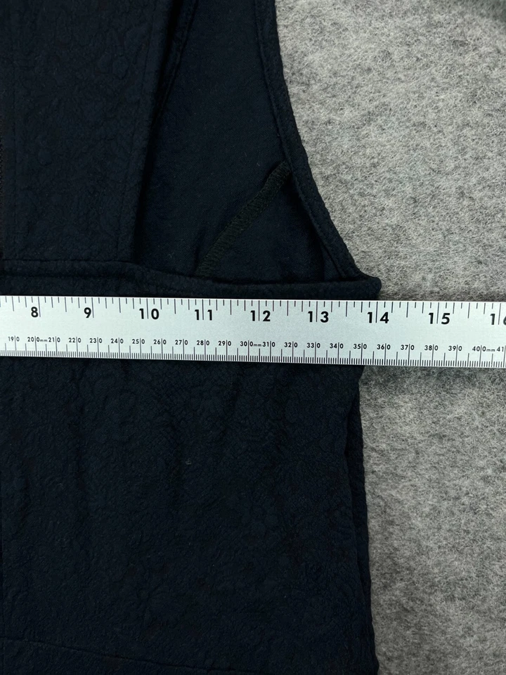 Nuevo sin etiquetas Vestido de Fiesta Jessica Simpson Para Mujer Pequeño Negro Espalda Corredora Sin Mangas Damas Foto 2 de 4