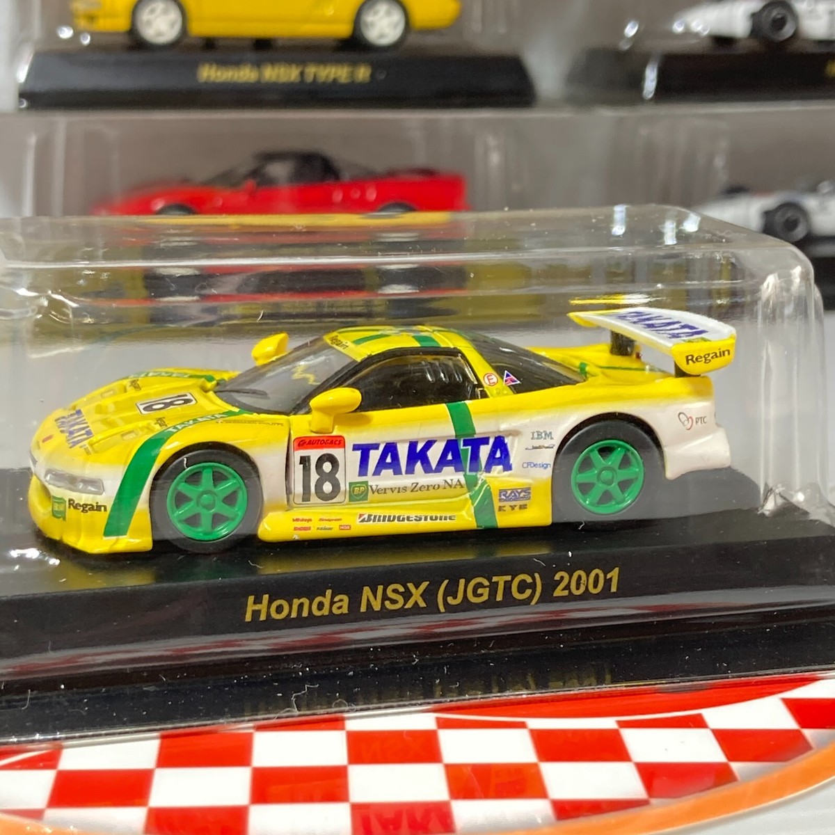 RXミニカー Kyosho 1/64 Honda Civic NSX Integra CR-X RA272 Diecast model car