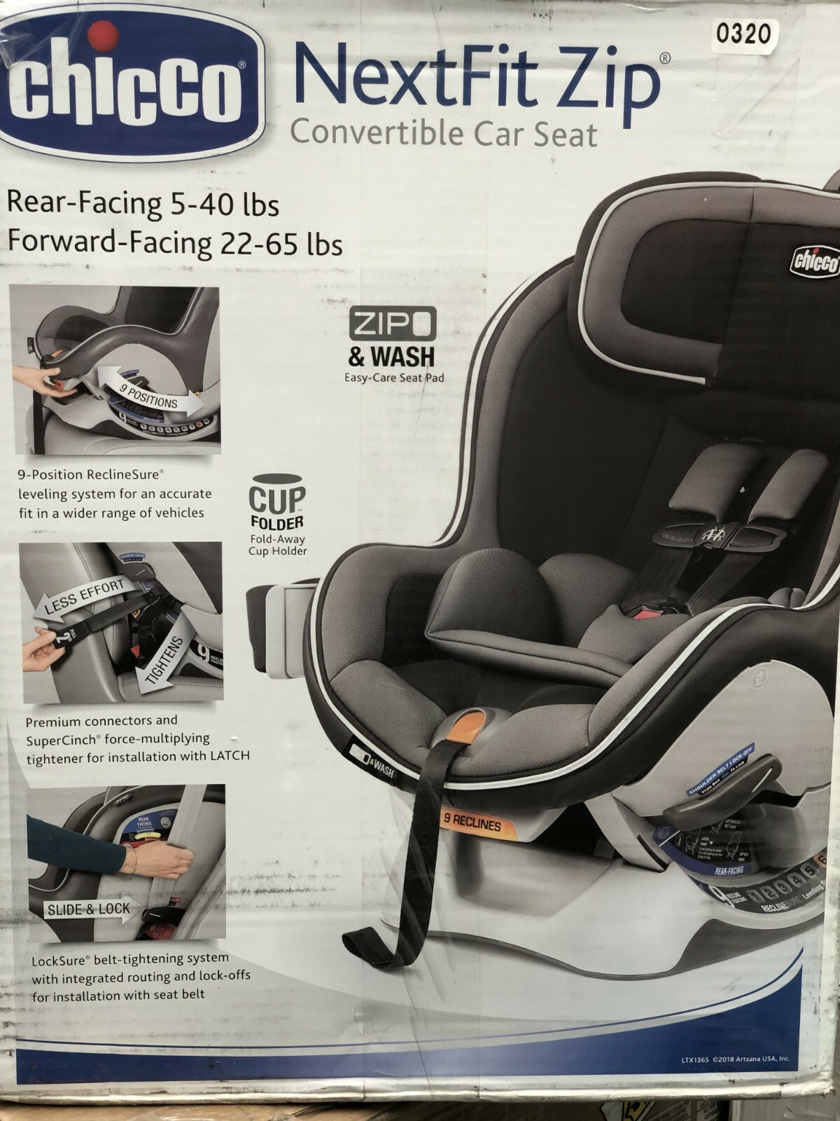 chicco nextfit zip forward facing