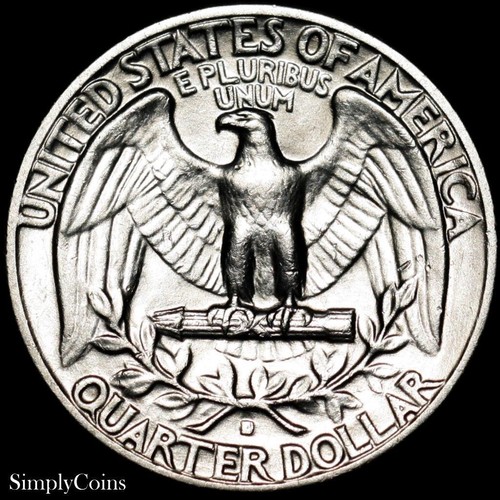 1953-D/D RPM FS-501 Washington Quarter AU About Uncirculated D Over Inverted D - Picture 3 of 8