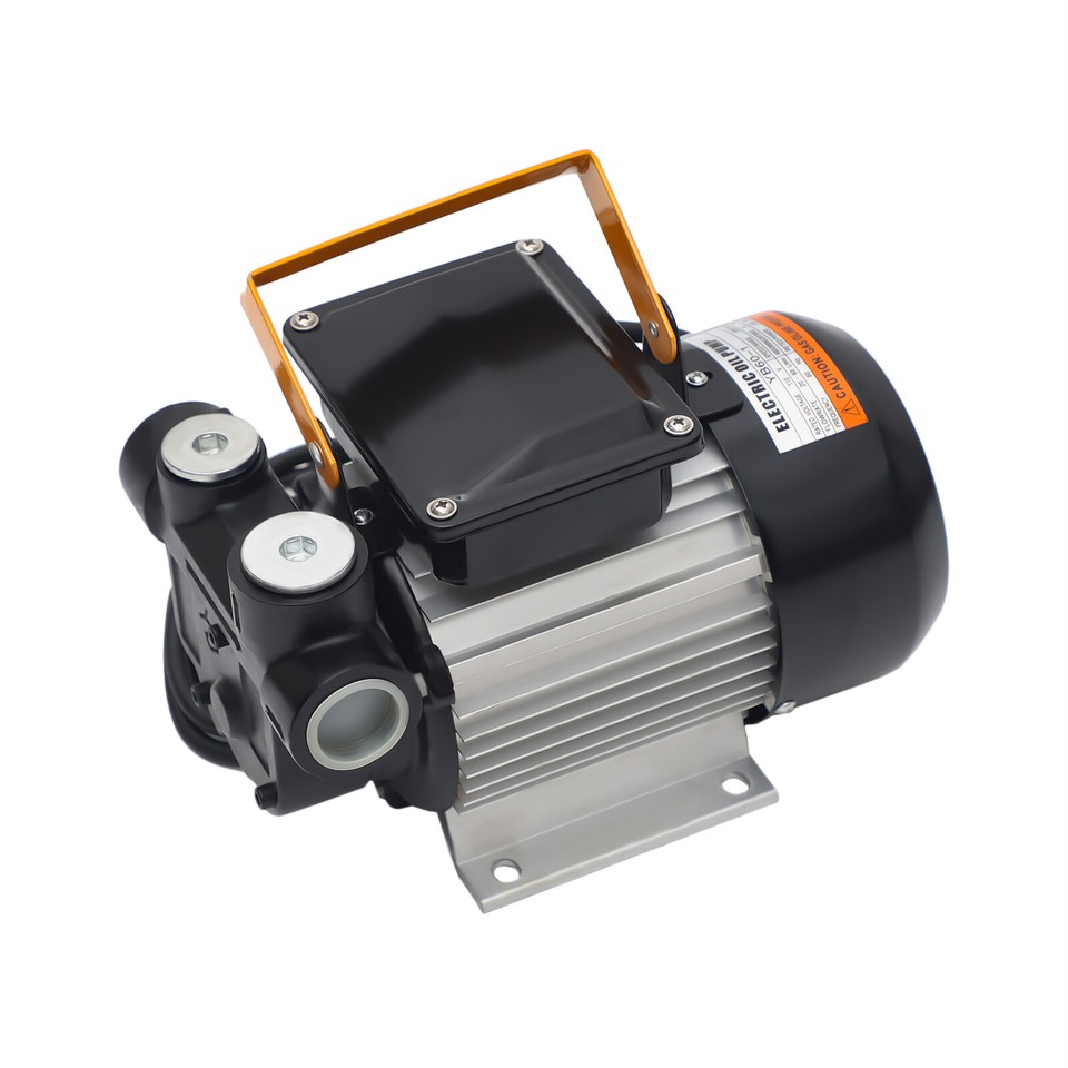550W 110V Electric Oil Fuel Diesel Gas Transfer Pump W/Meter Hose with ...