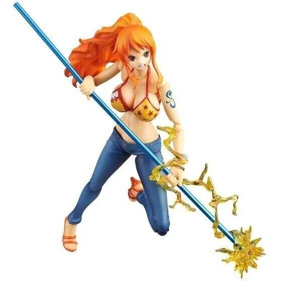 MegaHouse Variable Action Heroes One Piece - Figura de acción Nami Punk Hazard Nueva