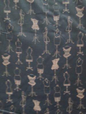 MANNEQUINS COLORFUL DRESS FORMS BLACK SEWING ITEMS COTTON FABRIC FQ