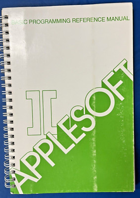 Applesoft II: Basic Programming Reference Manual (1981) SHIPS FREE | eBay