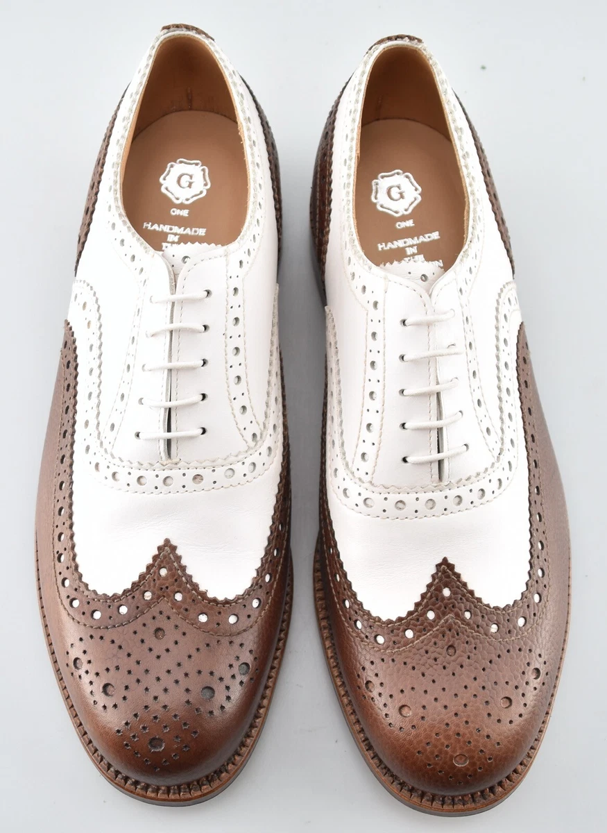 Grenson white brogues clearance