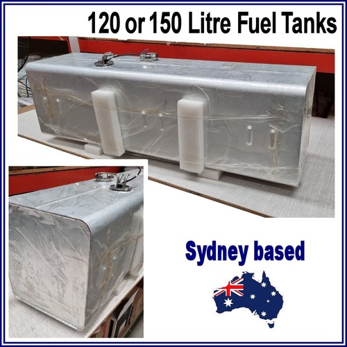 NEW LARGE CAPACITY (120 LITRE) RECTANGULAR, ALUMINIUM FUEL TANK