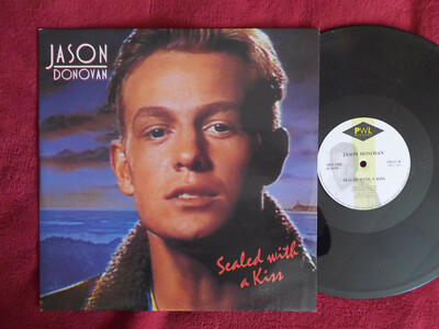 Jason Donovan - Sealed with a kiss / Just call me up   Top UK Maxi  Vinyl