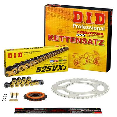 Kettensatz Kawasaki Z 1000 (ZRT00A) 03-06, DID EXTRA verstärkt GOLD, Silent