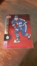 22/23 Tim Hortons Red Die-Cut DC- 28 Auston Matthews Hockey Card