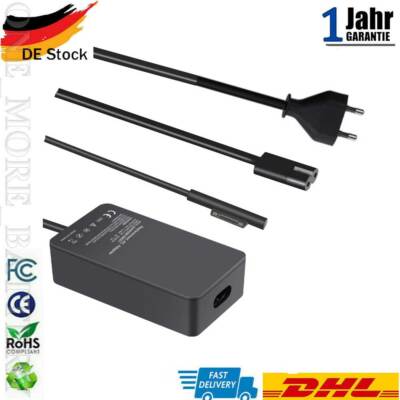 Netzteil Ladegerät für Microsoft Surface Pro X/7/6/5/4/3 Surface Go/Book/Laptop
