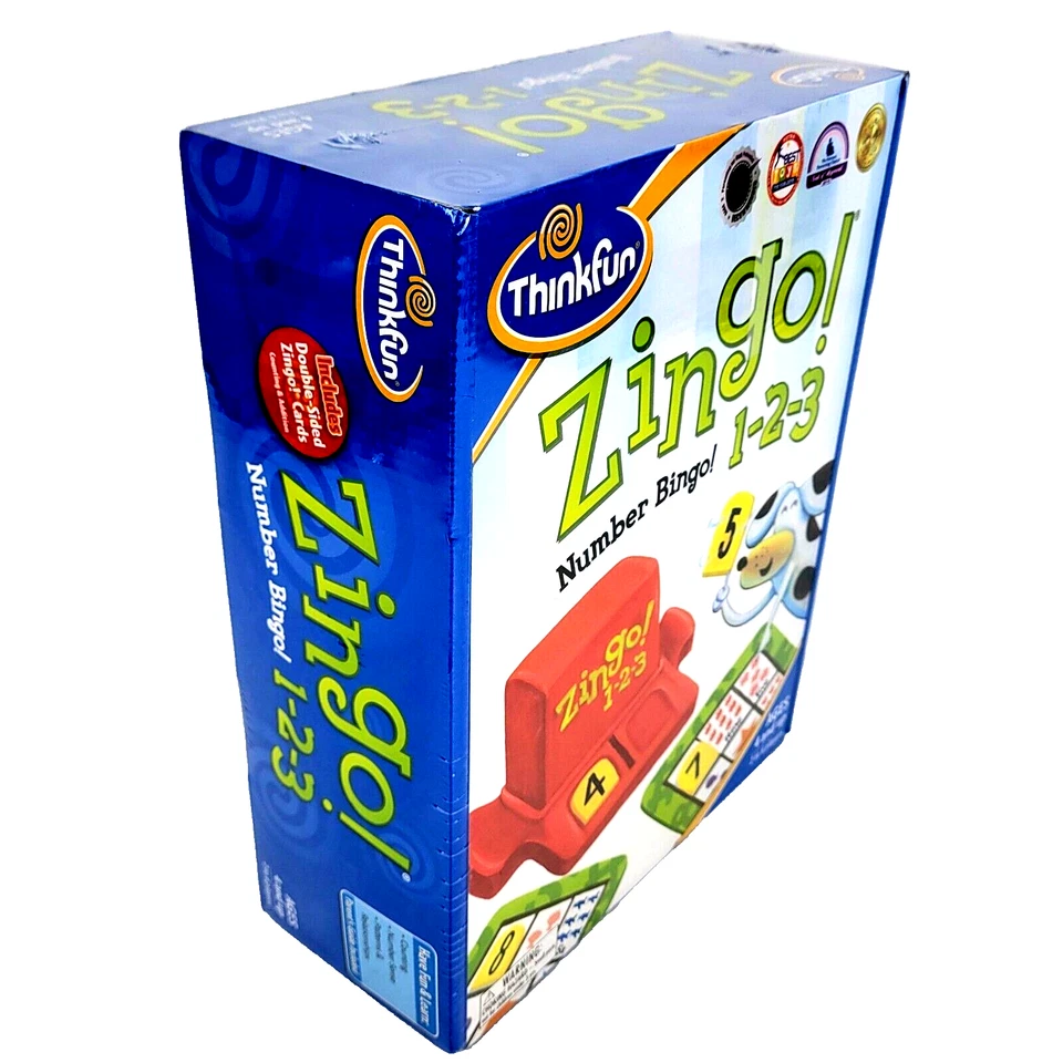 Thinkfun Zingo! Number Bingo 1-2-3 Fun Learning Game Ages 4 & Up - Image 3 of 3