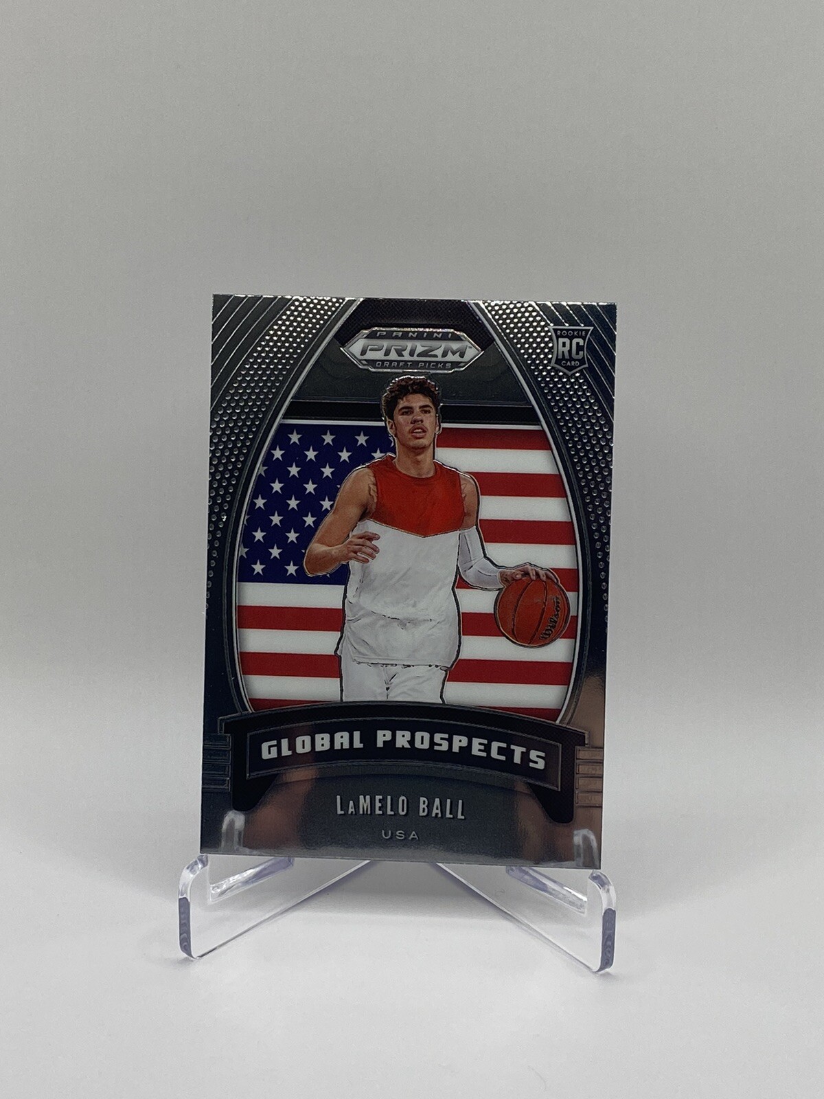2020 Prizm Draft Picks Global Prospects LaMelo Ball Rookie RC Card #98