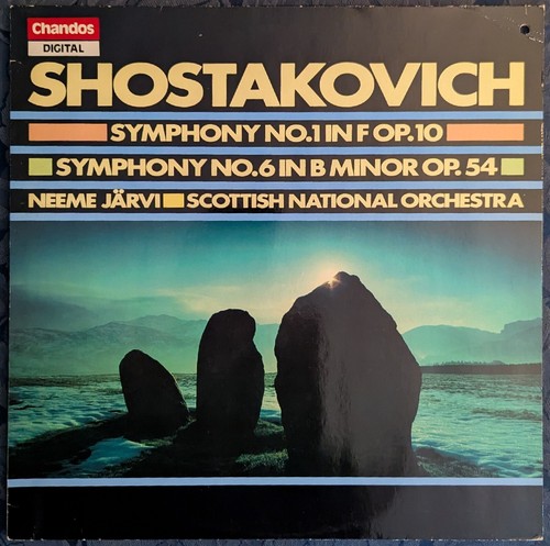 Shostakovich Symphony No. 1 & 6/ Neeme Jarvi/Scottish National Orchestra/NM/VG+