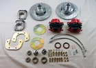 1964 1965 1966 Ford Mustang front disc brake conversion for v-8 Spindle red