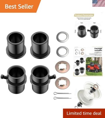 Efficient Front Wheel Bushing Replacement Kit Compatible with Multiple Mowers