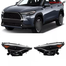 For Toyota Corolla Cross 2022-2023 Left+Right Side Headlights LED Type Headlamps