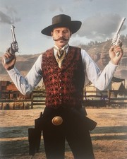 Val Kilmer Signed 8x10 “Tombstone” Doc Holiday Photo With COA & JSA certified 