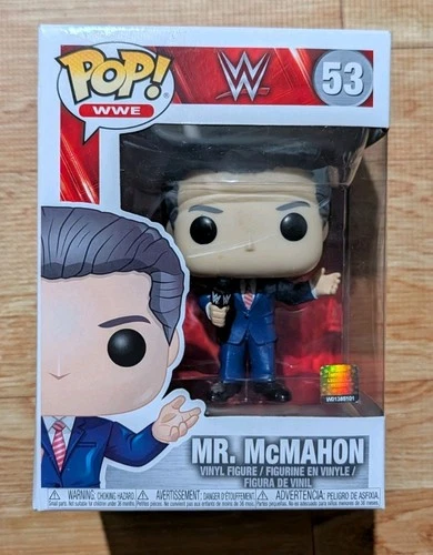 Funko Pop WWE #53 Mr. McMahon Vince McMahon In Blue Suit WWF Figure